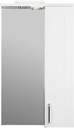 Iddis Зеркальный шкаф Sena 50 белый/светлое дерево – фотография-3